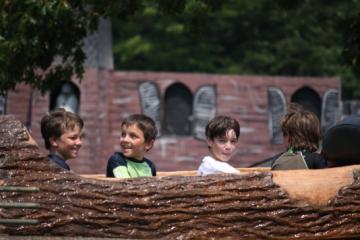 The log flume ride