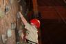 Robert on climbing wall