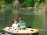 Rafting on the local pond