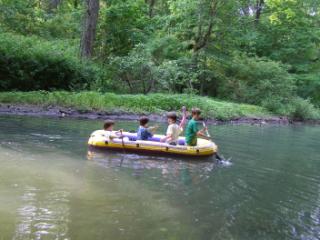 Rafting on the Bronx River