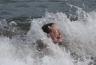 Haley catches a wave