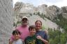 Family by Mount Rushmore