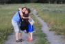 Nancy + Robert - huggy pic