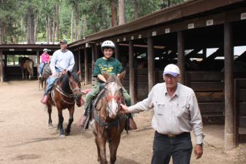 Robert on his horse