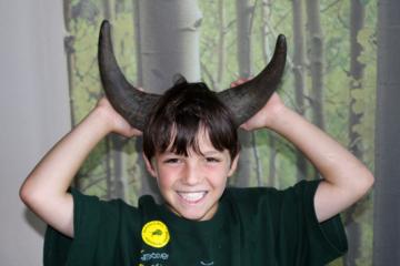Jonathan with horns