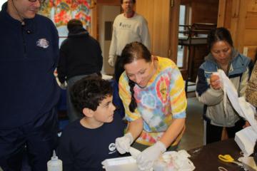 Nancy helps Giancarlo