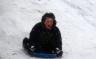 Robert sledding
