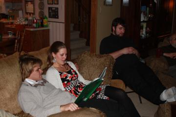 Nick and Marley read