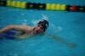 Robert swims