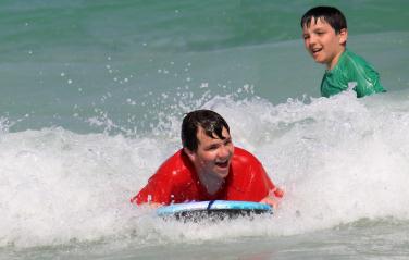 Robert and Jonathan Boogie Board