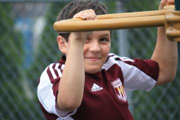 Jonathan in playground