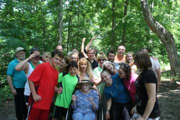 Family picture at Turkey Run