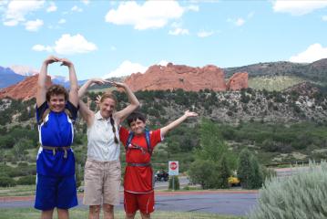 Dancing at Garden of the Gods