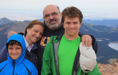 Family on Pikes Peak