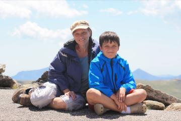 Nancy and Jonathan at 11,000 feet