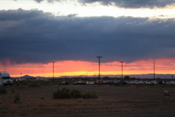 Sunset at Alamosa